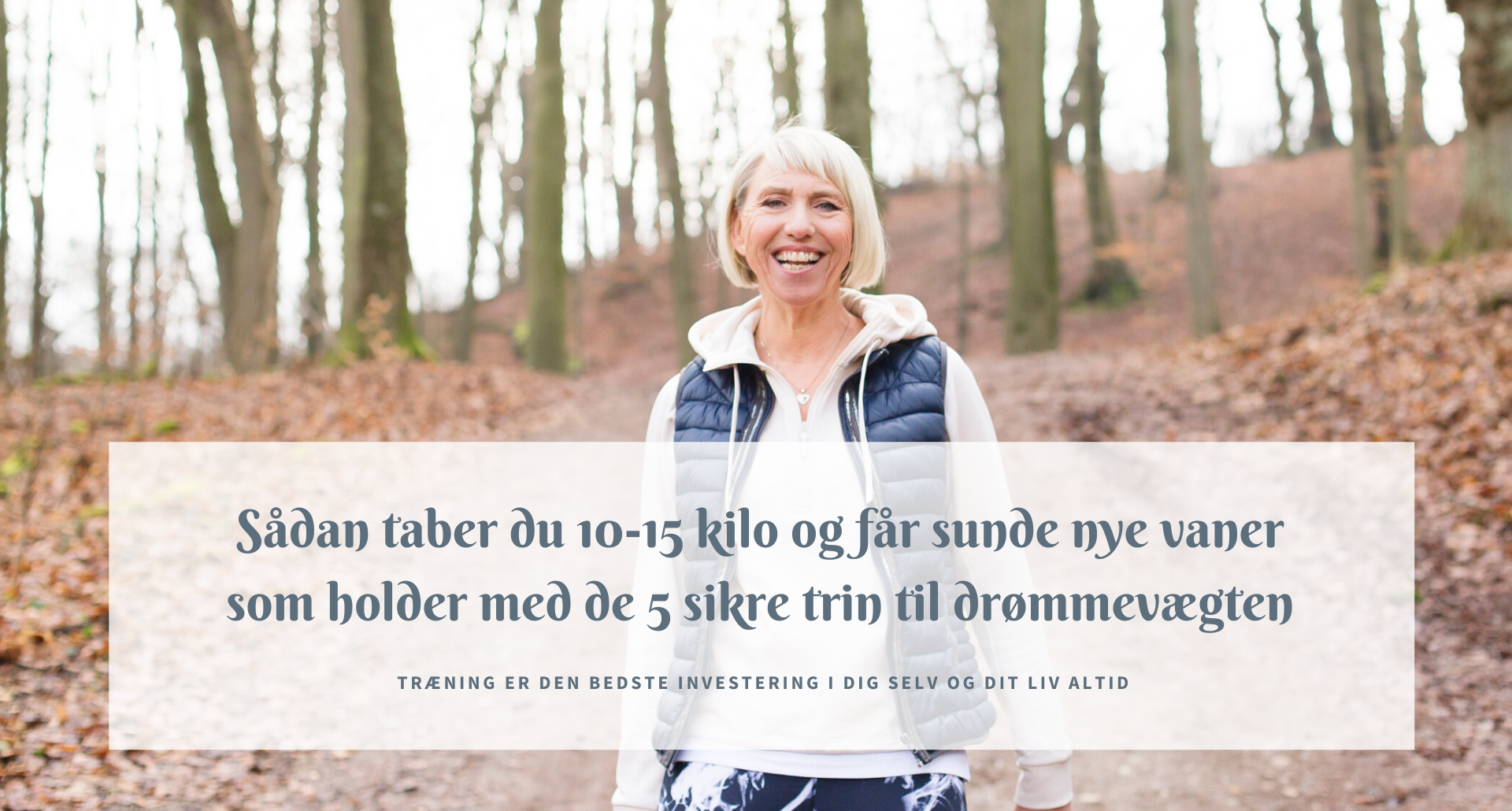 Sådan taber du 10-15 kilo og får sunde vaner, som holder